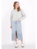 myMo Women Sweatshirt in grey melange