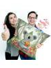 Mr. & Mrs. Panda Sofakissen 40x40 Koala Pommes Design ohne Spruch in Weiß