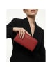 Lazarotti Bologna Leather XL Double Zip-Around Geldbörse RFID Leder 20 cm red 1