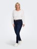 ONLY Carmakoma Skinny Jeans in Dark Blue Denim