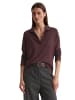 Marc O'Polo Jerseybluse im Polo-Stil regular in black cherry