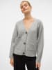 Vero Moda Strickjacke in Light Grey Melange