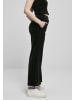 Urban Classics Urban Classics Damen Ladies High Waist Straight Velvet Sweatpants in black