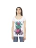 Just Cavalli Weiß Baumwolle Damen T-Shirt
