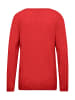 GOLDNER Feinstrickshirt mit U-Boot-Ausschnitt in hagebutte