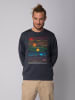 wat? Apparel Sweatshirt Sun And Moon in India Ink Grey