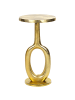 Beliani Beistelltisch APITI in Gold - (W) 29 x (H) 55 x (L) 29 cm