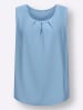 Sieh an! Blusentop in eisblau