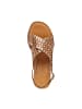 Geox Sandalen aus Leder Manddalusia Braun