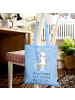 Mr. & Mrs. Panda Shopping Tasche Panda Bauchtanz mit Spruch in Sky Blue