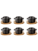 Butlers Serviertopf HOT IRON 6er-Set in Schwarz