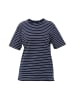 Finn Flare T-Shirt Streifen in dark blue