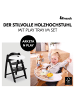 Hauck Hochstuhl Arketa inkl. Play Tray Basis - in black
