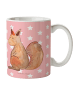 Mr. & Mrs. Panda Kaffeetasse Einhorn Glauben ohne Spruch in Rot Pastell