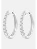 Ethische Diamanten Ohrringe aus 375 Weißgold mit Lab Grown Diamant