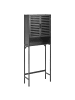 Beliani Badezimmerschrank OKARCHE in Schwarz - (W) 63 x (H) 167 x (L) 25 cm