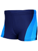 Aquarti Jungen Kinder Badehose Seitliche Paspel in blau-kombi