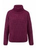 Hessnatur Strick Rollkragenpullover in fuchsia