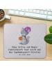 Mr. & Mrs. Panda Mouse Pad Kundensupport Magie mit Spruch in Grau Pastell