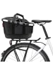 KLICKfix reisenthel Bikebasket GT 21 - Gepäckträgerkorb (UniKlip 2) in schwarz