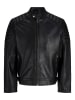 Jack & Jones Lederjacke in Black