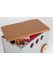 Pinolino Spielzeugkiste mit Rollen Jim, grau, 50 x 36 x 36 cm