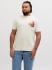JACK & JONES PLUS T-shirt in Antique White