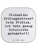 Mr. & Mrs. Panda Untersetzer Gläser Spruch Studentin Schokoladen... in Weiß