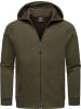 ragwear Kapuzensweatjacke Zenway in Dark Olive