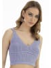 faina Damen Strick Tank Top in Flieder
