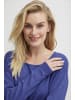 Pulz PZSARA ONeck Box Pullover Loose fit in Dazzling Blue Melange
