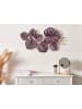 Beliani Wandobjekt HOLMIUM in Violett - (W) 90 x (H) 50 x (L) 5 cm
