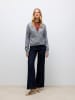 Vero Moda Strickjacke in Medium Grey Melange