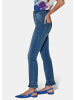 MADELEINE Jeans mit Plissee-Saum in blue