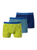 Schiesser Shorts Teens Boys 95/5 Organic Cotton in Grün/Blau