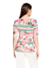 Betty Barclay Basic Shirt mit Rippenstruktur in Rosé/Cream