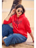 Ulla Popken Sweatshirt in neon rot