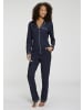 LASCANA Pyjamaoberteil in schwarz