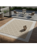 KADIMA DESIGN Teppich Outdoor Waschbar Skandinavisch IMST Strapazierfähig Balkon in Beige