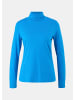 comma T-Shirt langarm in Blau