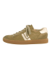 Paul Green Sneaker in Grün/Gold