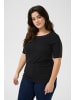 KAFFE curve T-Shirt kurzarm KCjunna Regular fit in Black Deep
