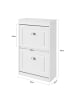 SoBuy Schuhschrank in Weiß - (B)54 x (H)83 x (T)24cm