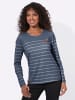 WITT WEIDEN Shirt in rauchblau-ecru