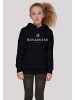 F4NT4STIC Hoodie Schneeflocke Winter Lappland in schwarz