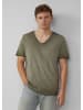 QS T-Shirt in 7934_olivgrün