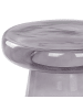 Beliani Beistelltisch CALDERA in Grau - (W) 39 x (H) 40 x (L) 39 cm