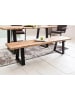 KADIMA DESIGN Esszimmer-Bank GAYA Baumstamm Massivholz 160 x 45 x 40 cm,