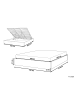 Beliani Doppelbett DINAN in Beige/Schwarz - (W) 187 x (H) 31 x (L) 214 cm