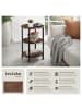 tectake Beistelltisch Colchester 40 x 61 cm, Industrial Holz dunkel, rustikal
